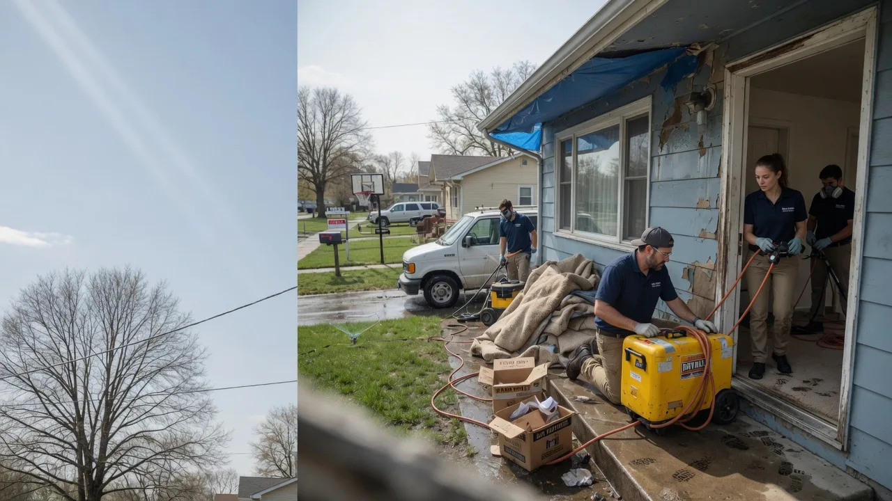 Basement Flood Cleanup in Belleville, MI near me